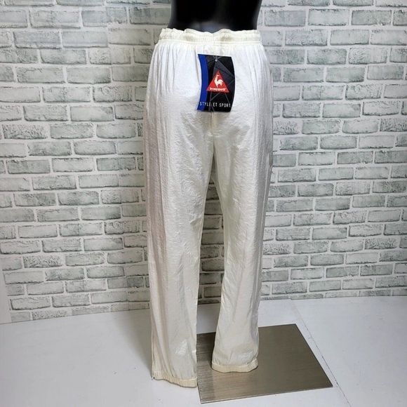 Vintage 90s Le Coq Sportif Size S Off White Zodiac Celestial Tracksuit Sun Stars - Picture 11 of 12